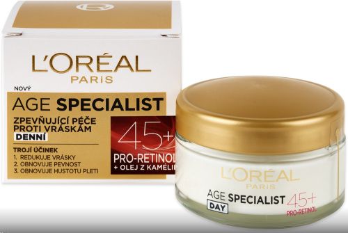 L'Or�al Paris Age Specialist 45+ denn� kr�m proti vr�sk�m 50 ml L'Or�al Paris Age Specialist 45+ denn� kr�m proti vr�sk�m 50 ml